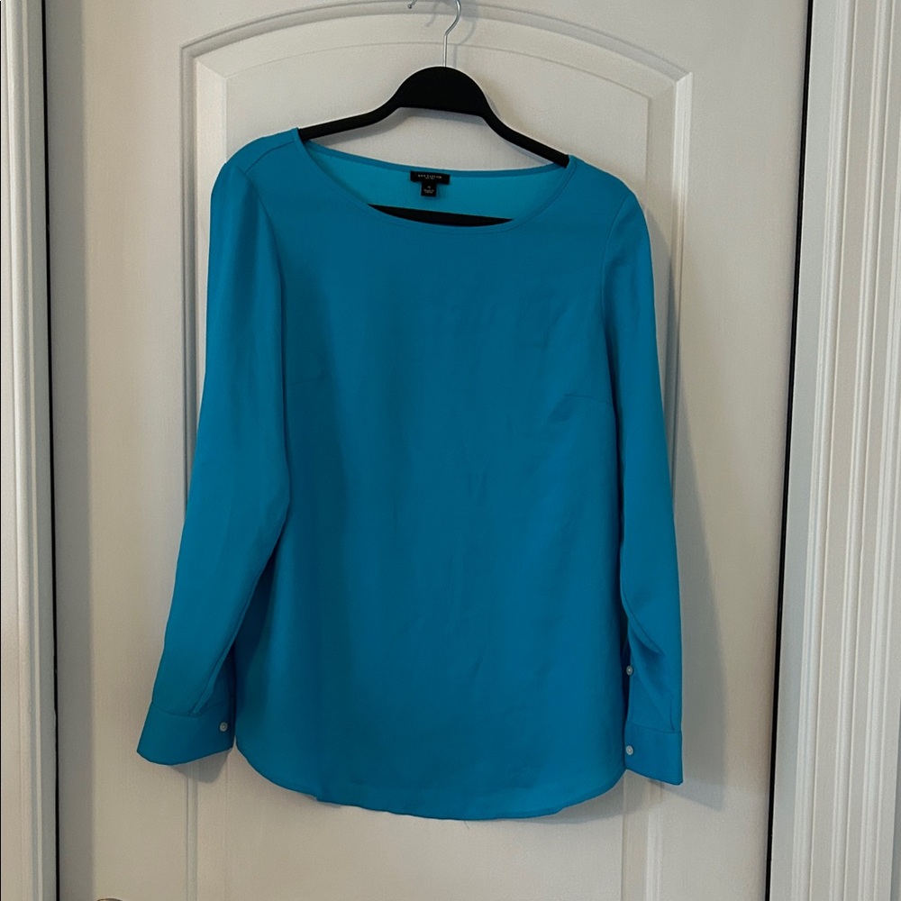 Ann Taylor Vibrant Blue Blouse